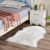 Cross-border factory direct sales and wholesale of imitation wool carpets, long plush, anti-slip, absorbent, comfortable and skin-friendly for living rooms and bedrooms details Picture